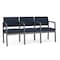 Lesro Lenox 3 Seat Tandem Seating W/ Arms, 64.5 in W 24.5 in L 32 in H LS3103 - alternate 1
